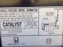 2006 ELEMENT BLACK LX 2.4 VTEC  A24016